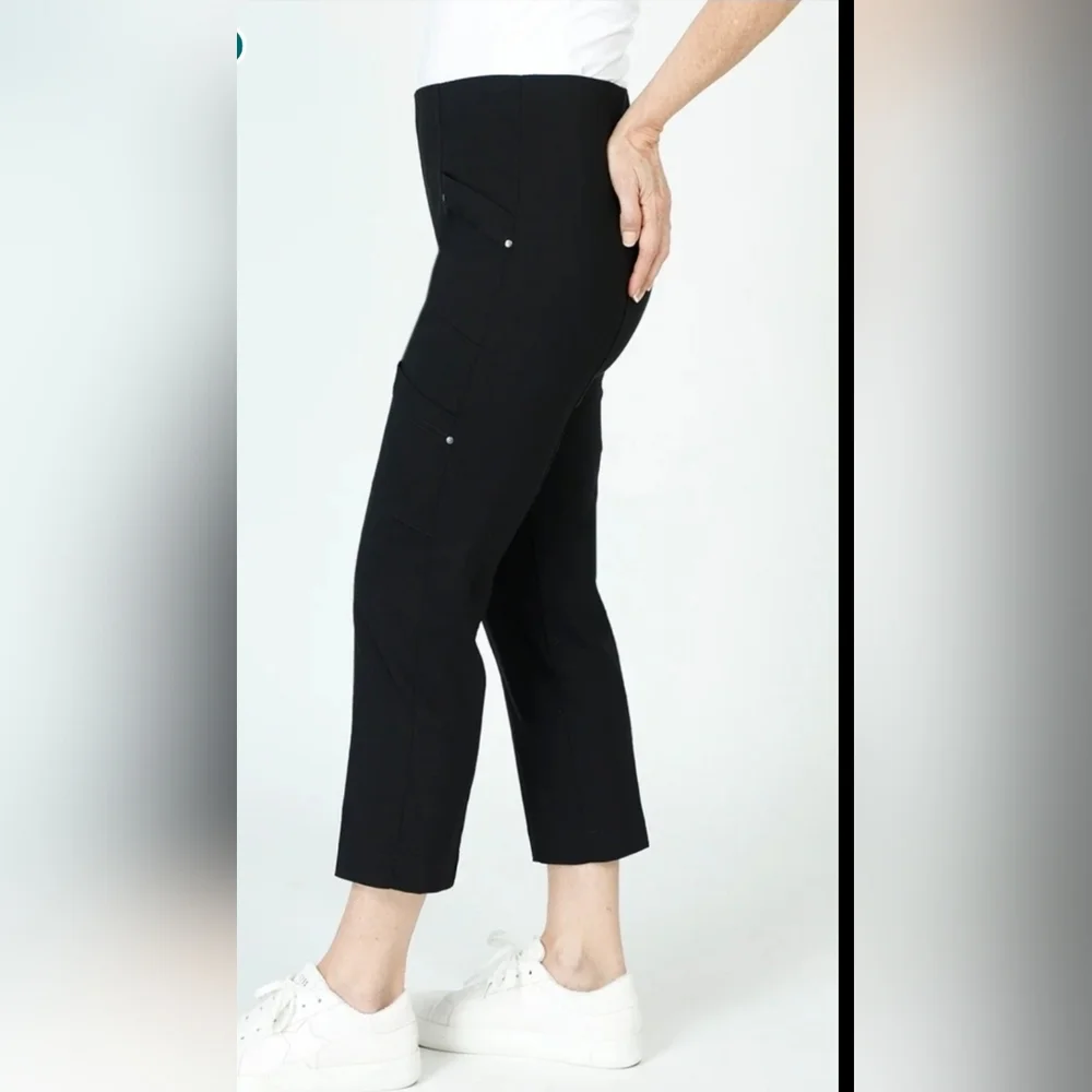 Elliott Lauren Black Straight Leg Pants - Picture 1 of 10
